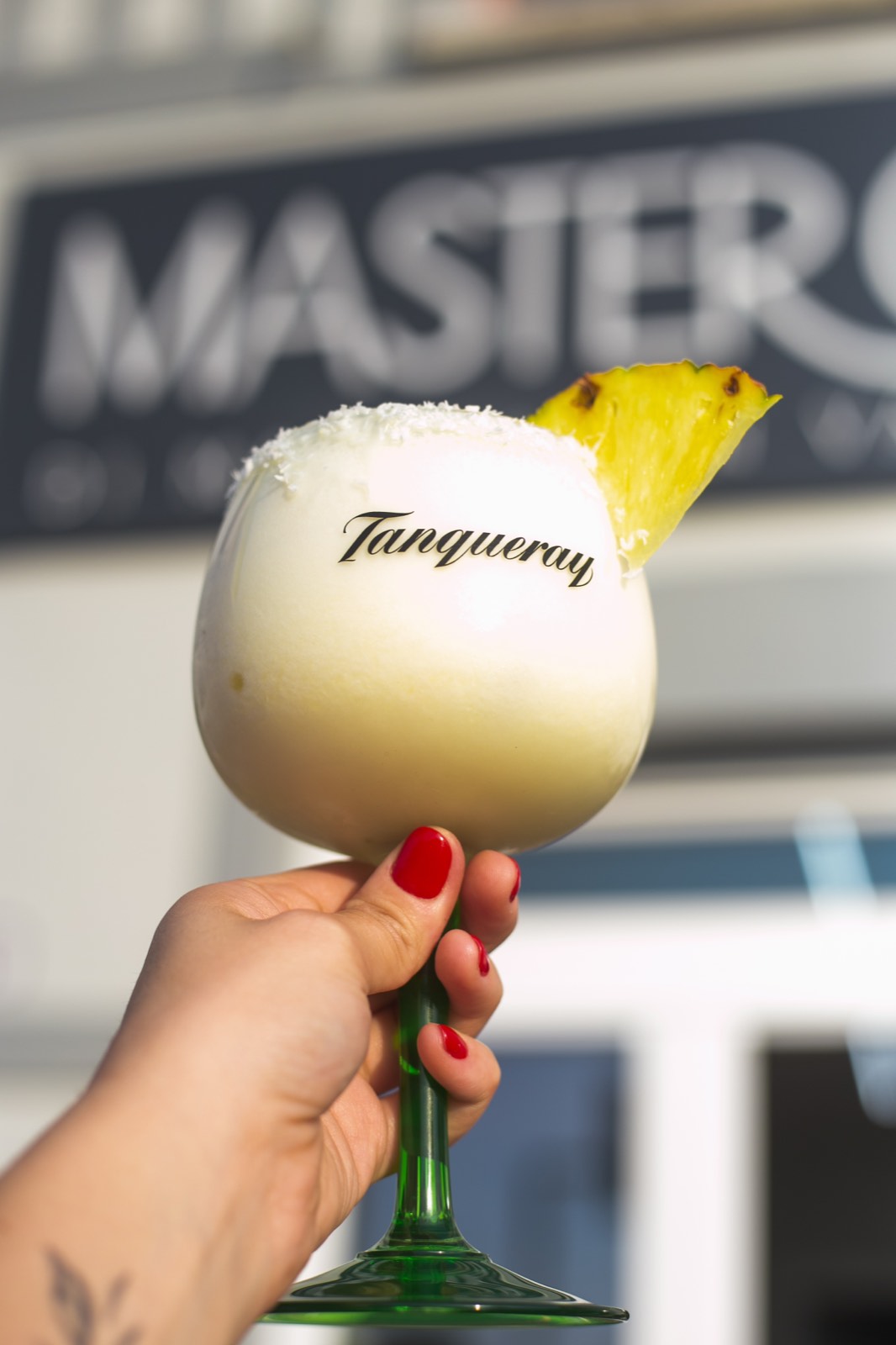 Pina colada servita sotto l'insegna del Master Caffe