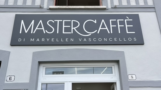 L’insegna del Master Caffè di Maryellen Vasconcellos
