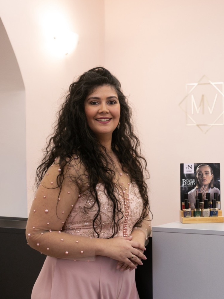 Maryellen Vasconcellos nel salone Master Nails